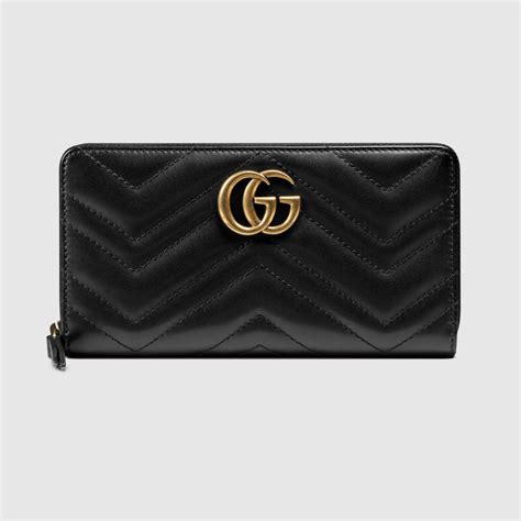 gucci women leather double zipper purse wallet ebay|authentic Gucci purse wallet.